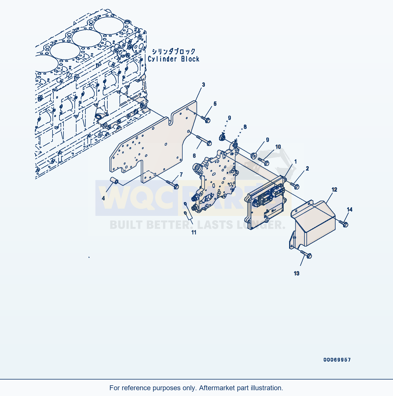 Komatsu PC400-8 Fuel Control (#660001-660138) parts diagram