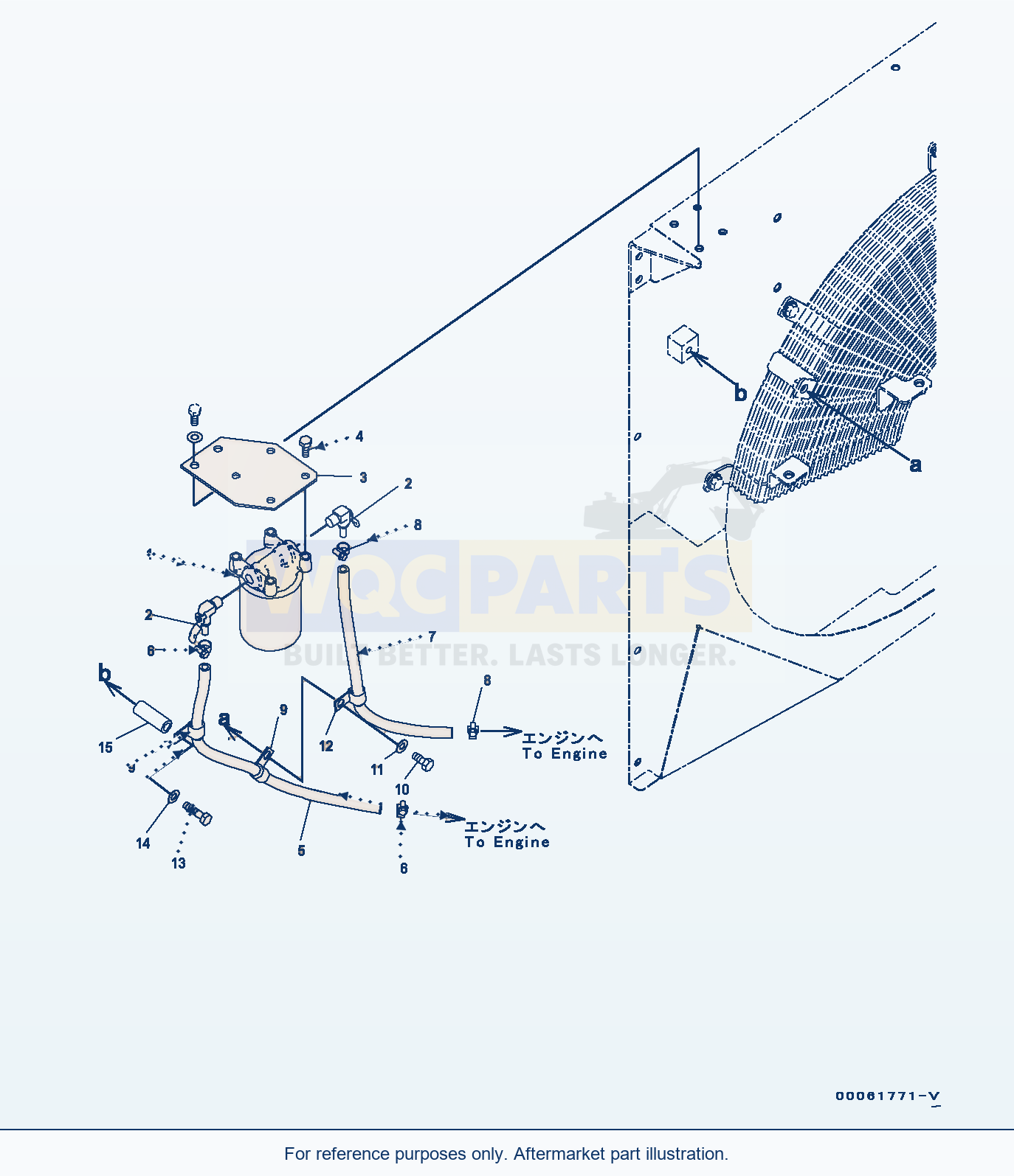 Komatsu PC400-8 Corrosion Resistor (#70001-70289) parts diagram