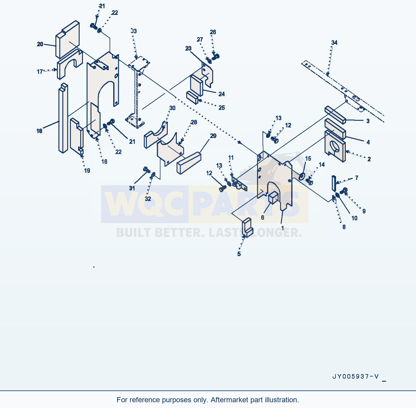 Komatsu PC400-8 Machine Cab Partition, (2/2) (#70001-) parts diagram