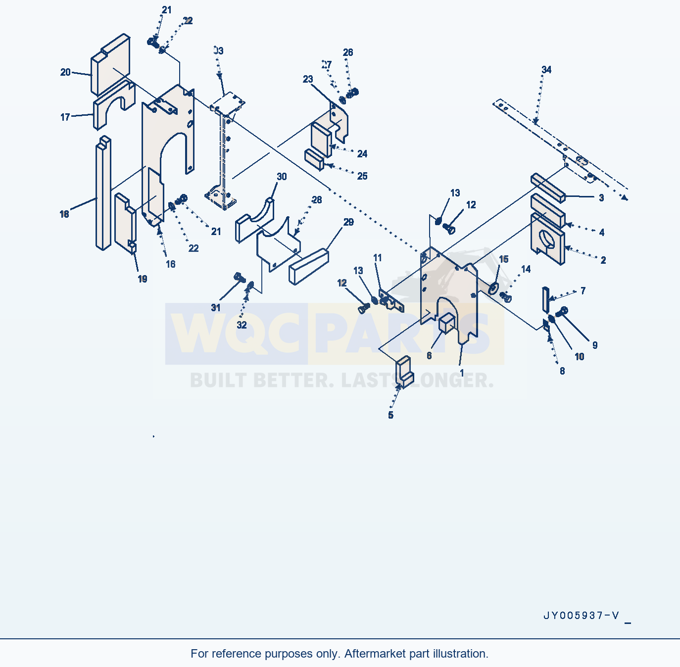 Komatsu PC400-8 Machine Cab Partition, (2/2) (#75001-) parts diagram
