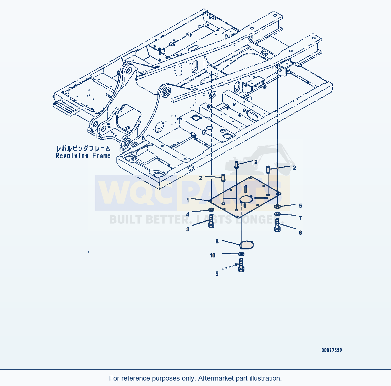 Komatsu PC400-8 Under Cover, (2/3) (#70004-) parts diagram