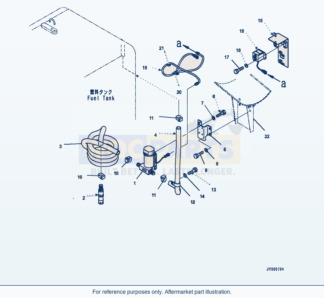 Komatsu PC400-8 Refuelling Pump (#70001-) parts diagram