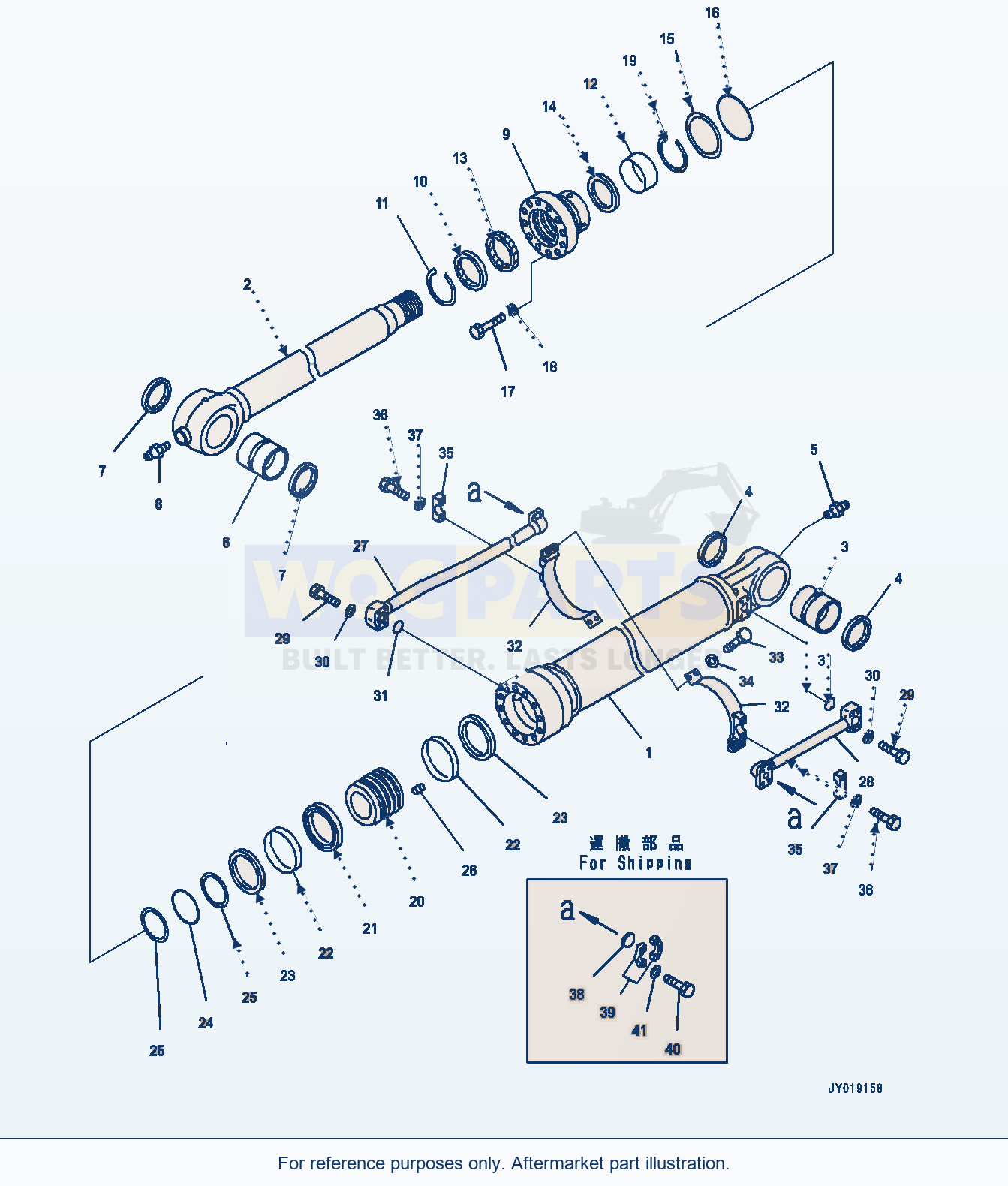 Komatsu PC400-8 Arm, 4000mm — Arm, Bucket Cylinder (#70001-) parts diagram