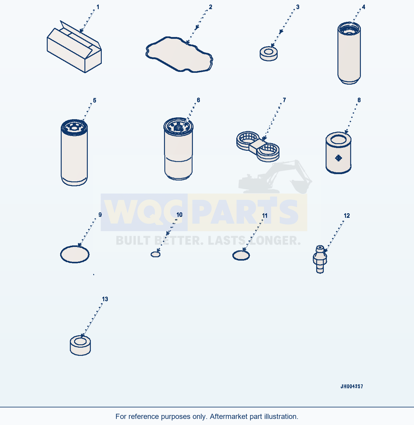 Komatsu PC400LC-8 Spare Parts (#70352-) parts diagram