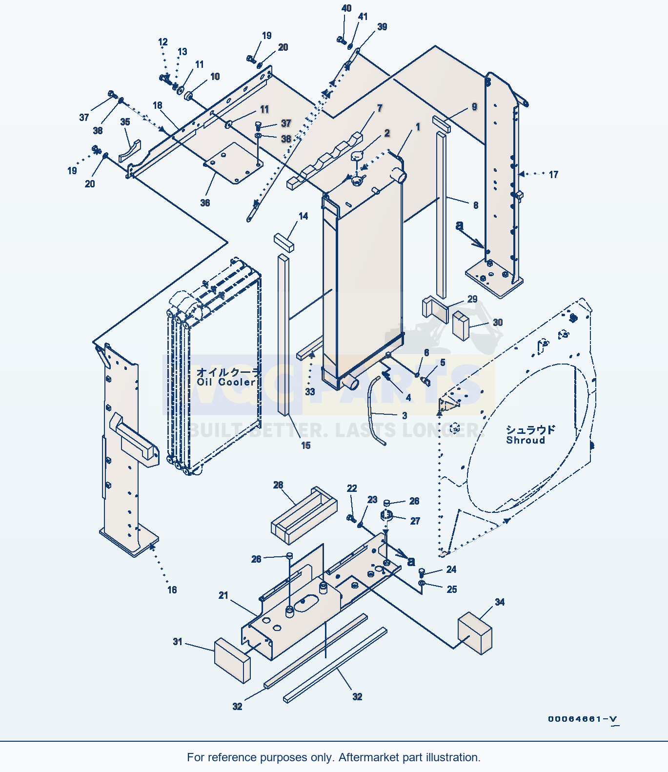 Komatsu PC400LC-8 Cooling System, (1/7) (#70001-70315) parts diagram