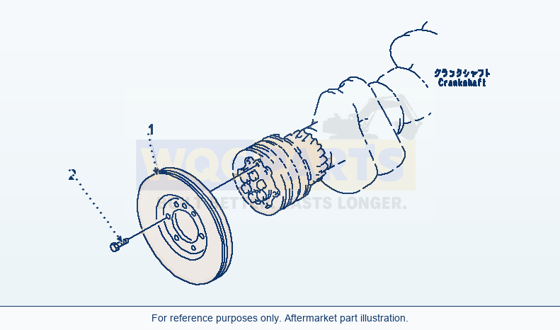 Komatsu PC400LC-8 Vibration Damper (#660001-) Serial 75001-UP parts diagram