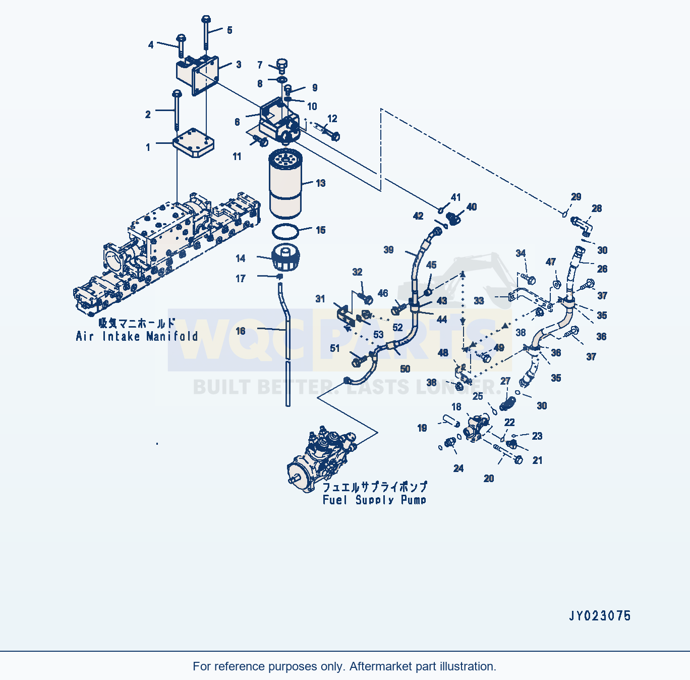 Komatsu PC400LC-8 Prefilter, Fuel Prefilter (1-1/4) (#560004-) parts diagram