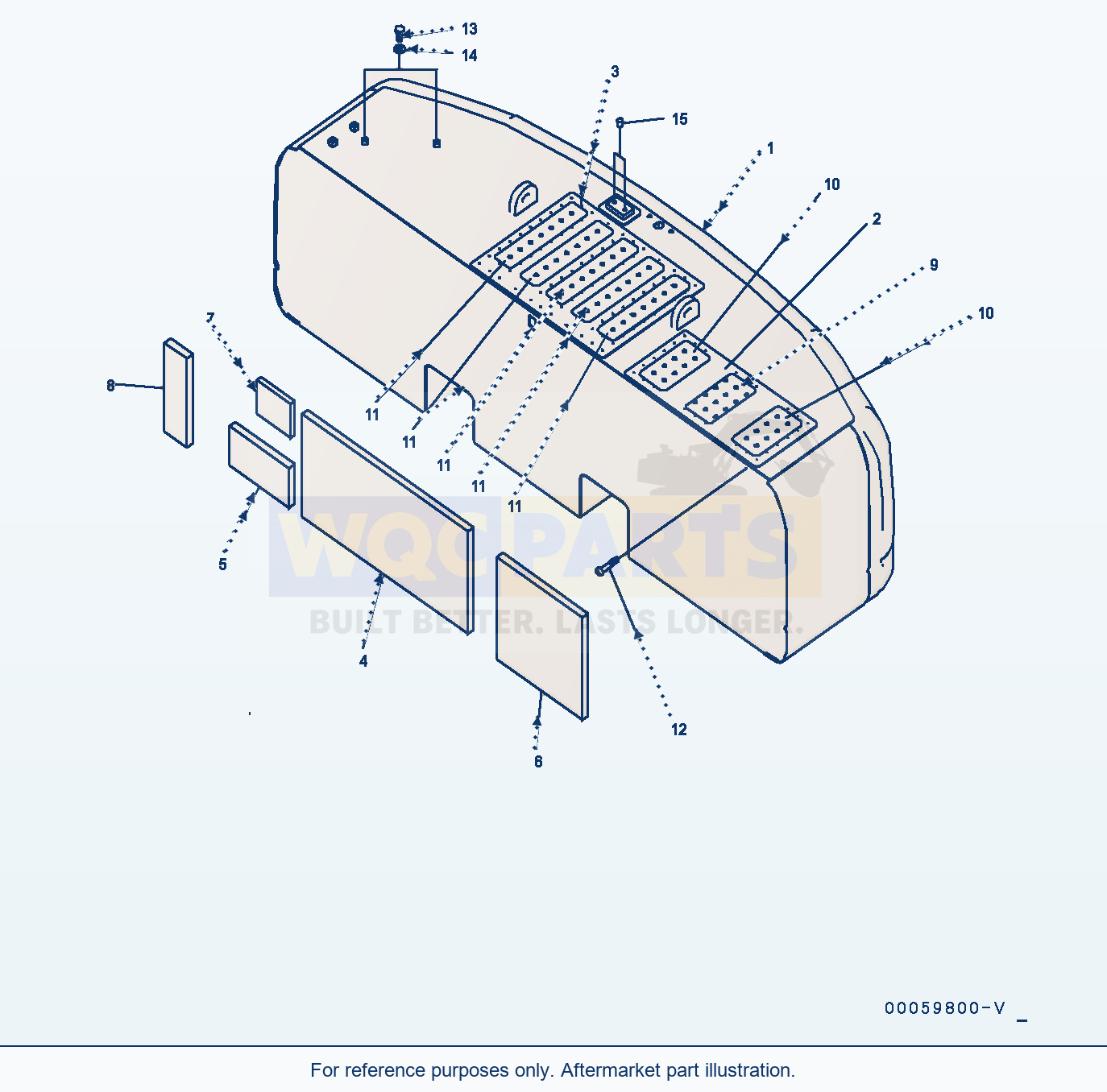 Komatsu PC400LC-8 Counterweight (#75001-) parts diagram
