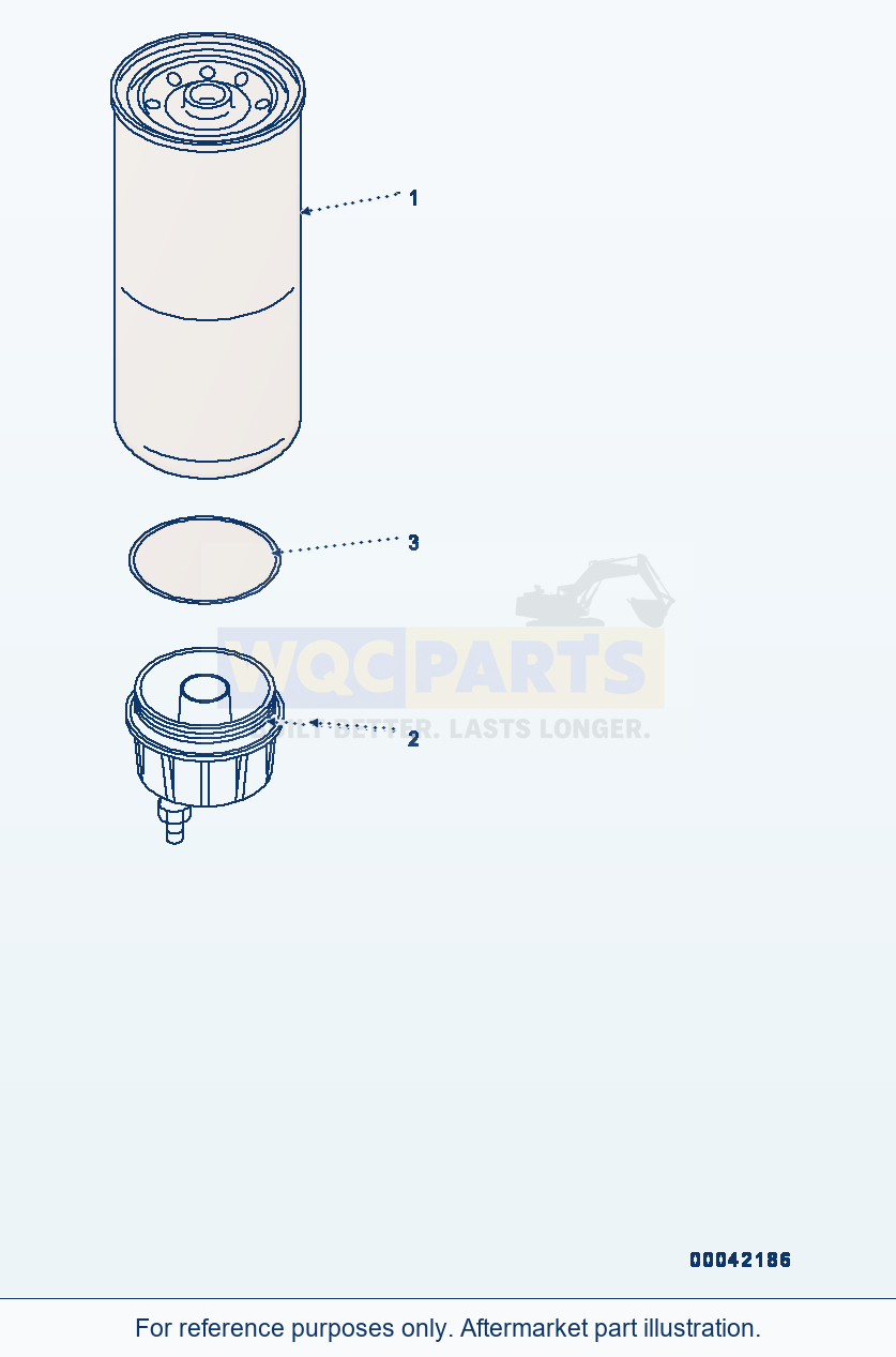 Komatsu PC450-8 Fuel Prefilter, Service Only (#560004-) parts diagram