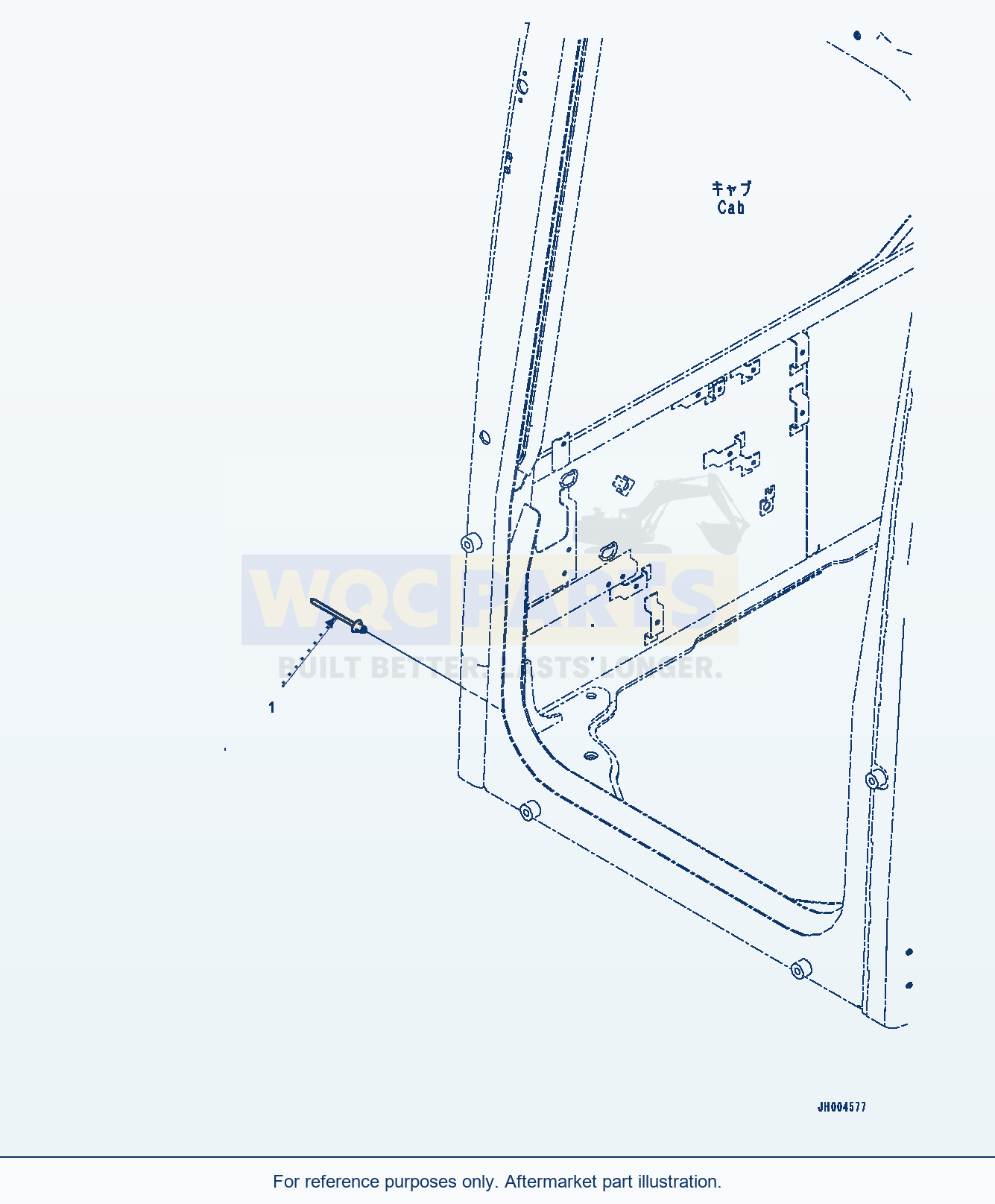 Komatsu PC450-8 Rivet (#70001-) parts diagram