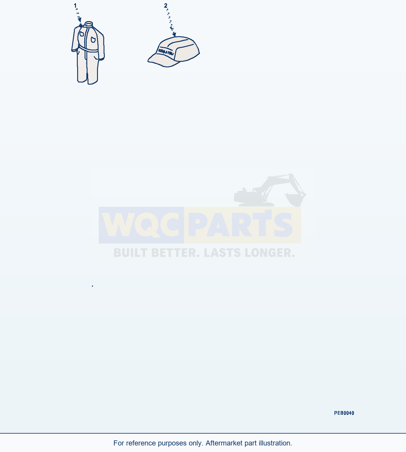 Komatsu PC450LC-8 Cap And Overall (#70001-) parts diagram