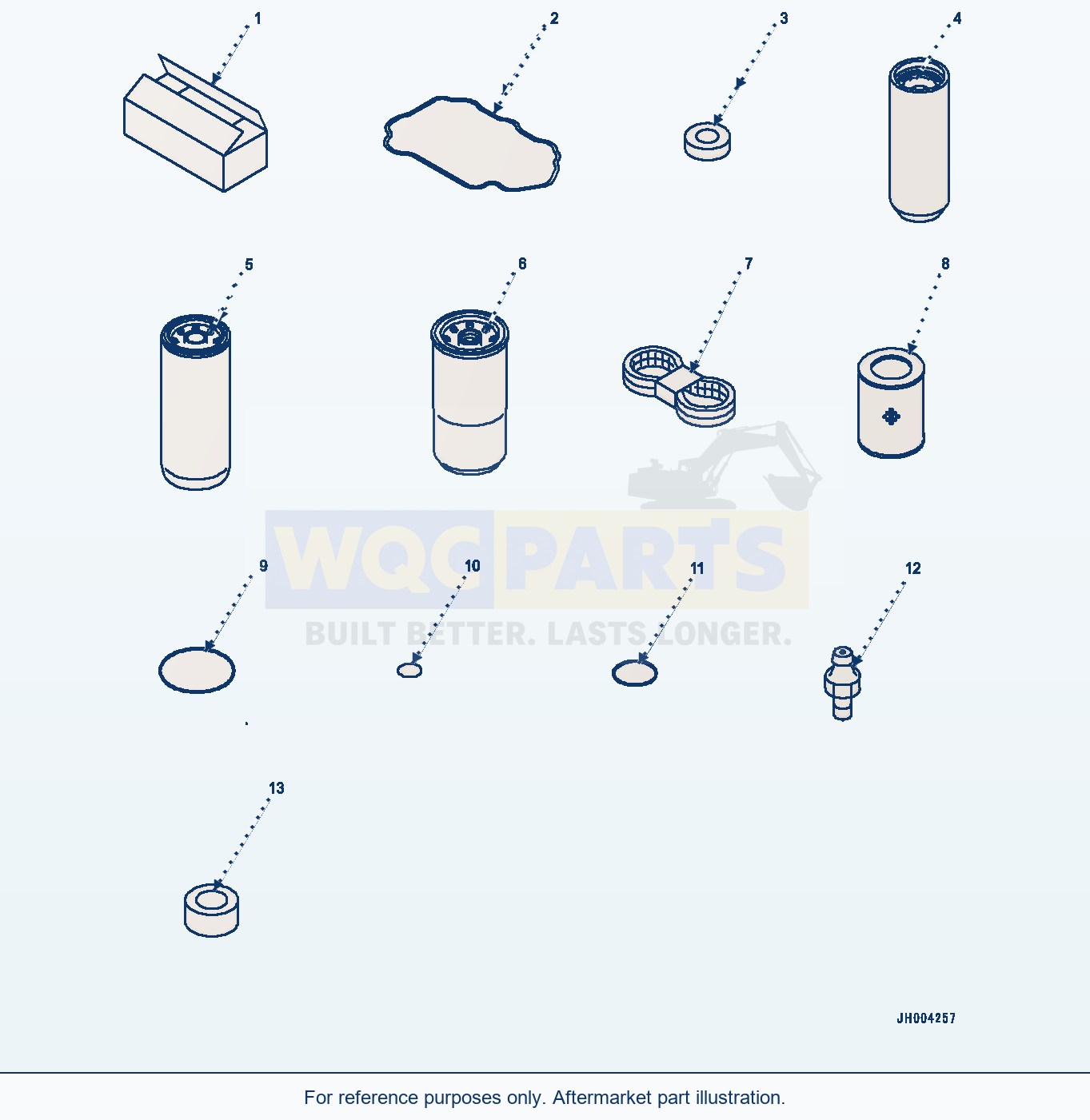 Komatsu PC450LC-8 Spare Parts (#70352-) parts diagram