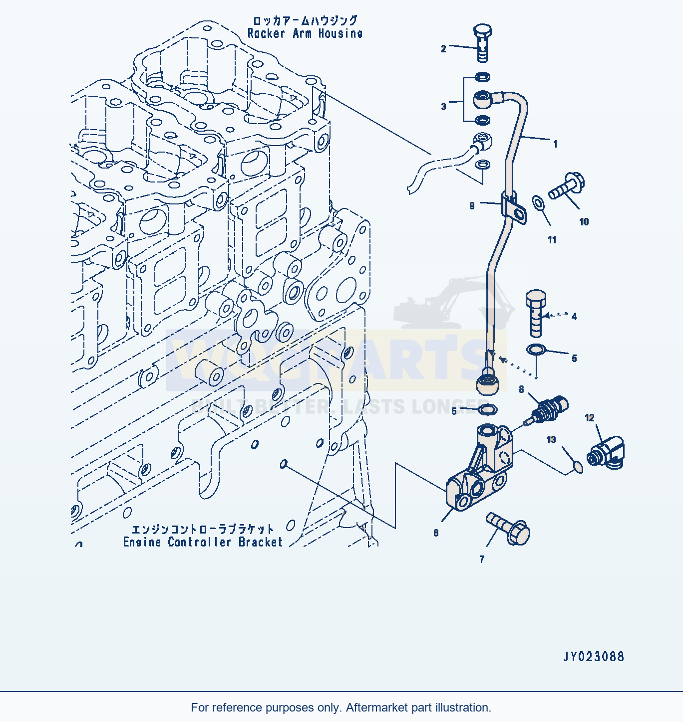 Komatsu PC450LC-8 Fuel Return (#560001-) parts diagram