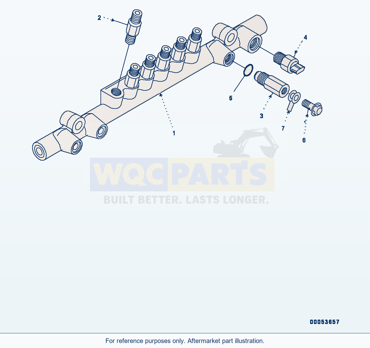 Komatsu PC450LC-8 Fuel Supply Pump, Common Rail (#560001-) parts diagram