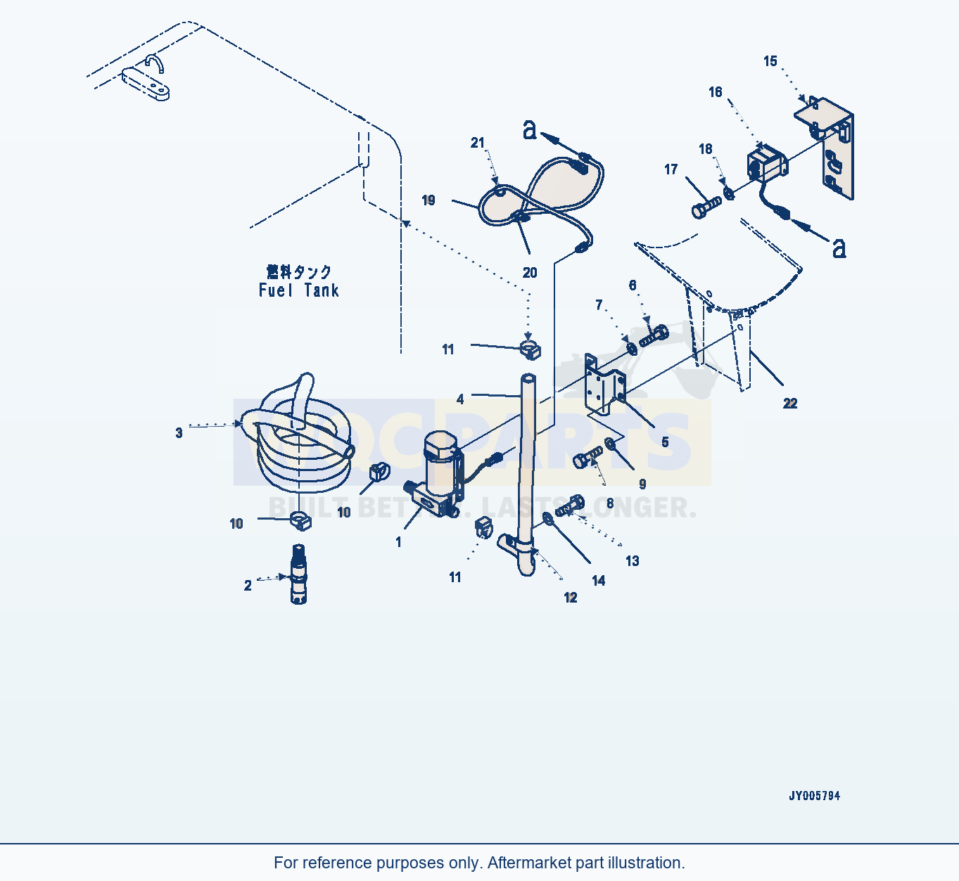 Komatsu PC450LC-8 Refuelling Pump (#70001-) parts diagram