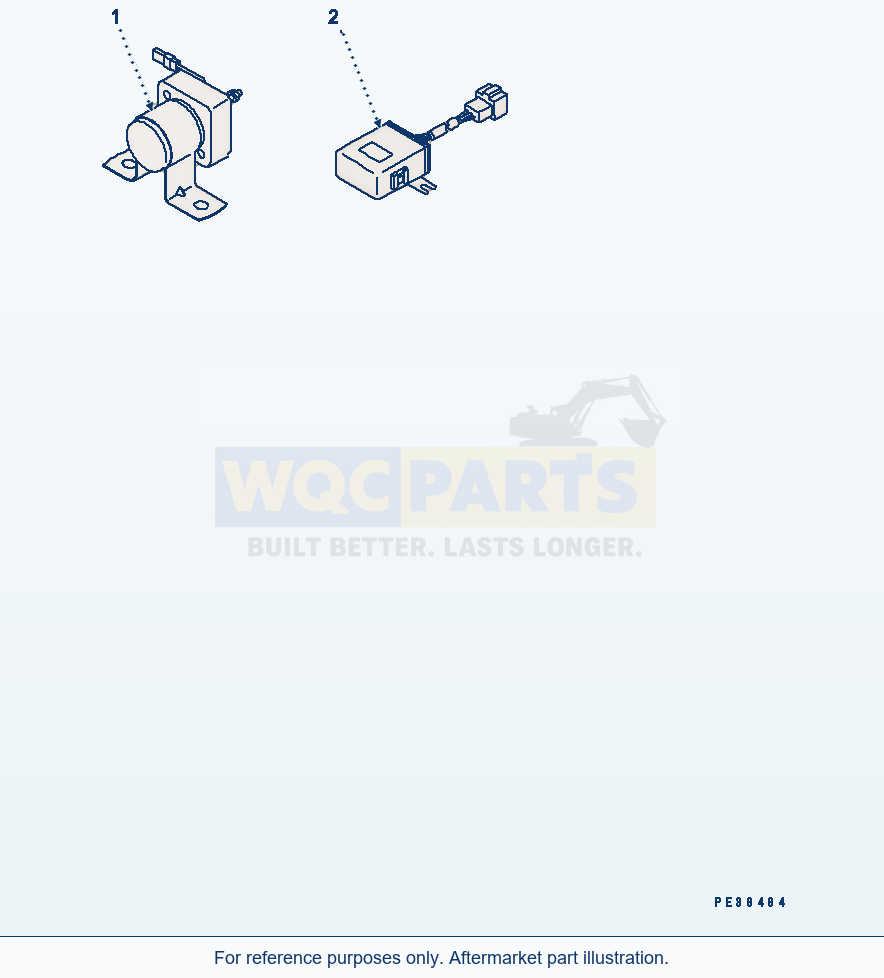 Komatsu WA180-3 Glow Relay parts diagram
