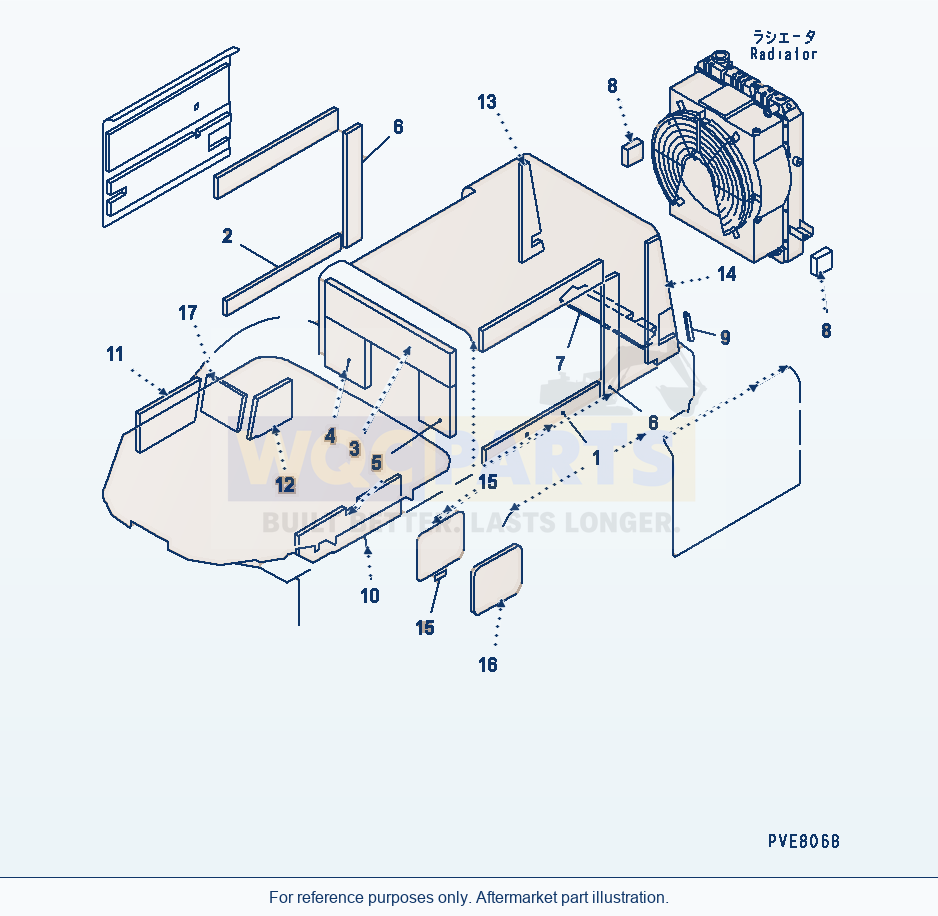 Komatsu WA180-3 Sheet (Kohag) parts diagram