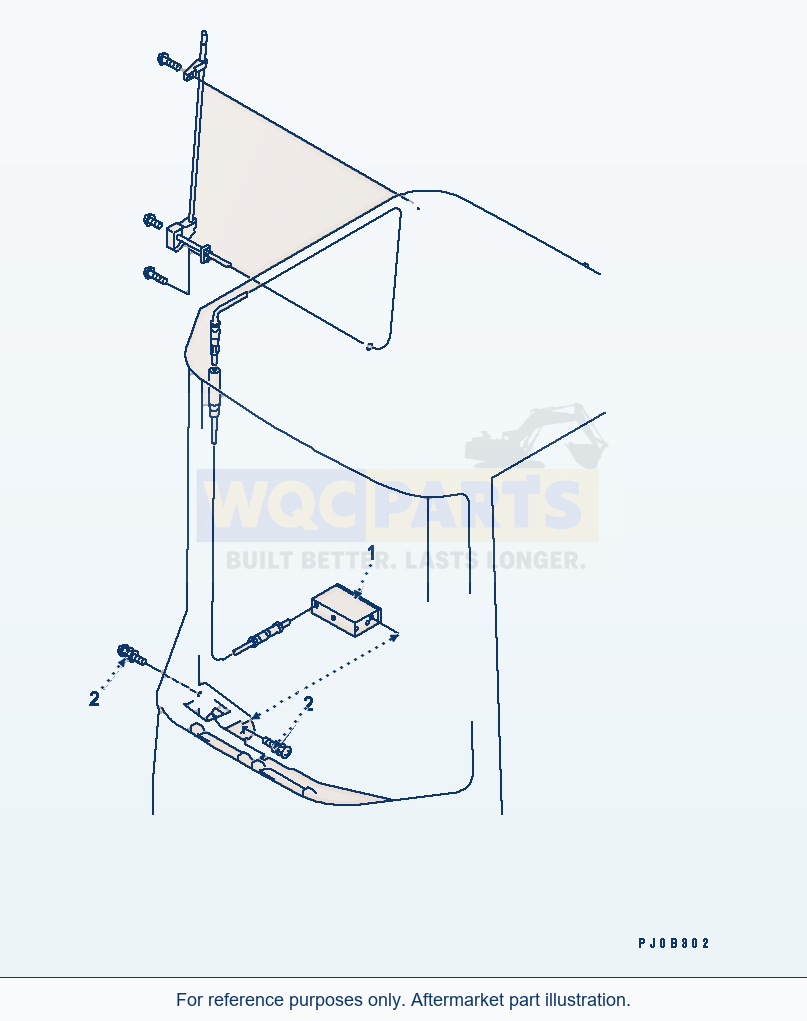 Komatsu WA180-3 Car Radio, Am(#54001-) parts diagram