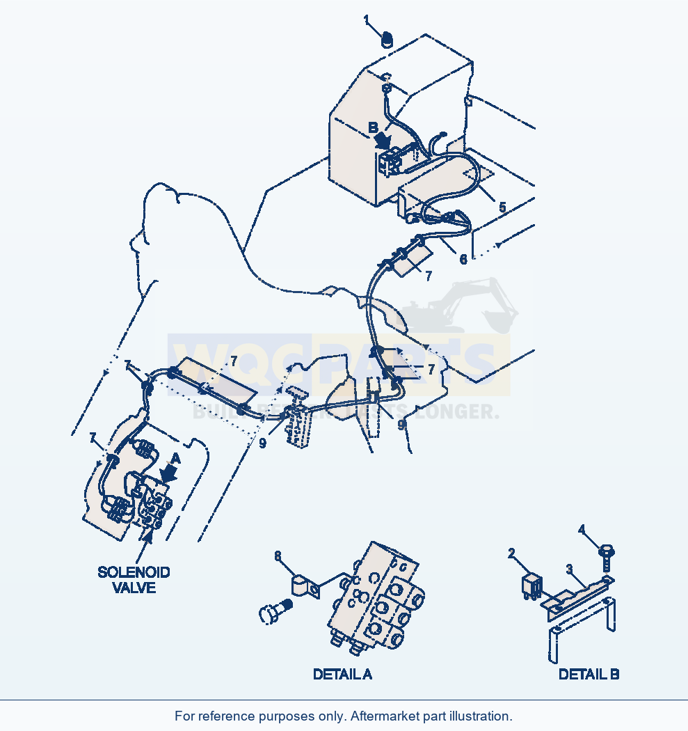 Komatsu WA180-3L Electrical System - E.C.S.S. Line parts diagram
