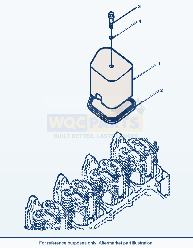 Komatsu WA180-3L Valve Covers parts diagram
