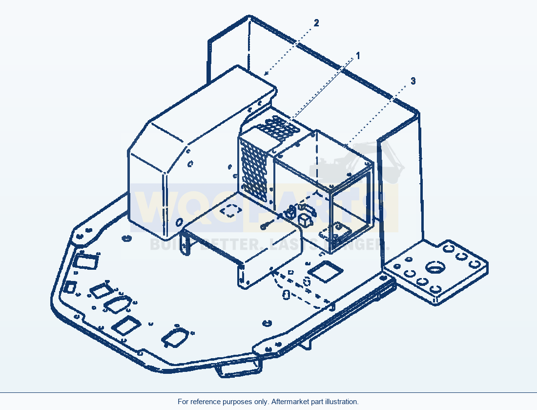 Komatsu WA180-3L Operator'S Cab - Heater Assembly parts diagram