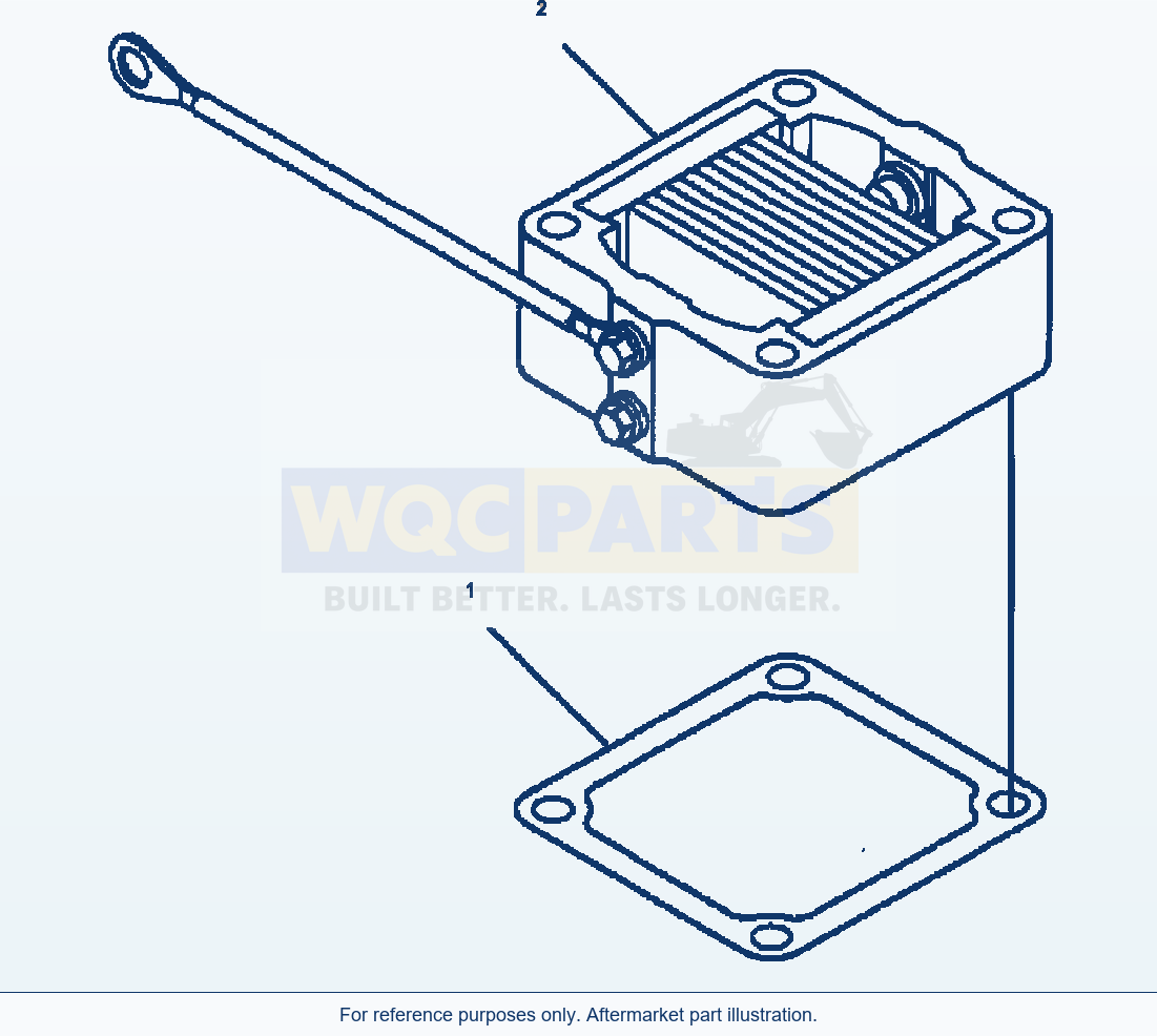 Komatsu WA180-3MC Air Intake Heater parts diagram