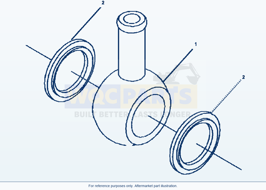 Komatsu WA180-3MC Drain Tube Connection - Fuel Pump parts diagram