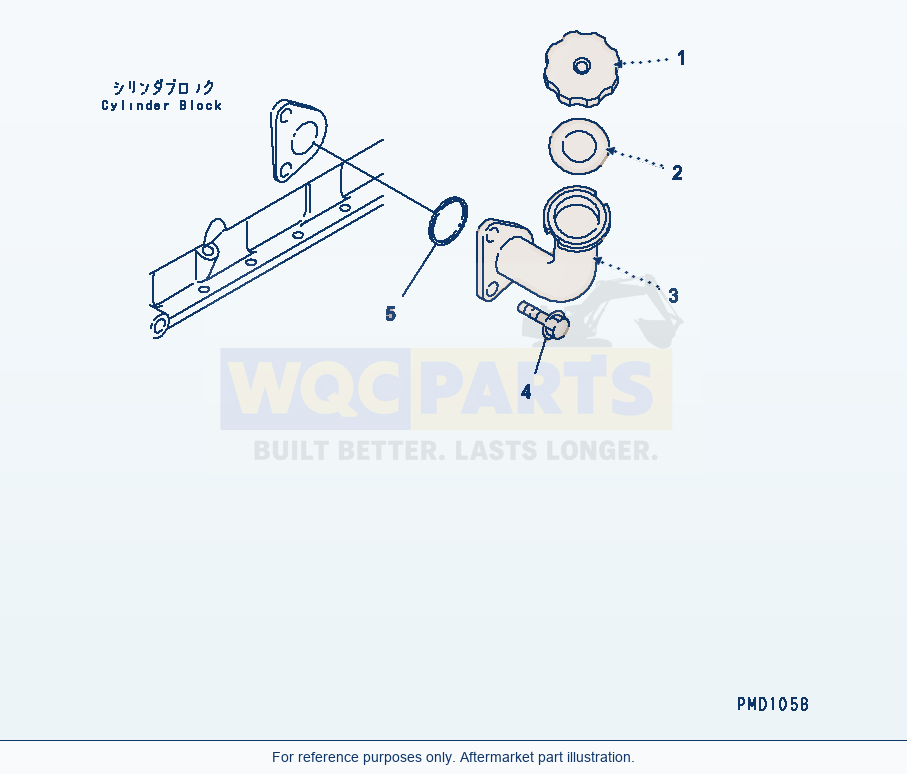 Komatsu WA180L-3 Oil Filler(#26200467-) parts diagram