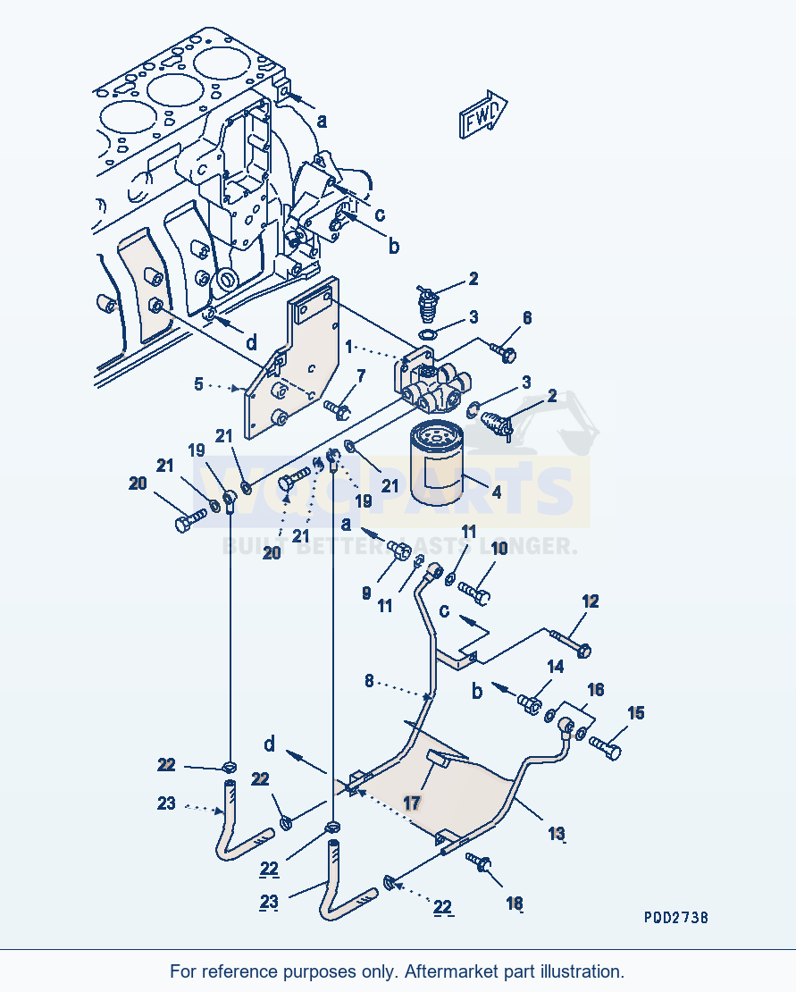 Komatsu WA180PT-3 Corrosion Resistor(#26222494-) parts diagram
