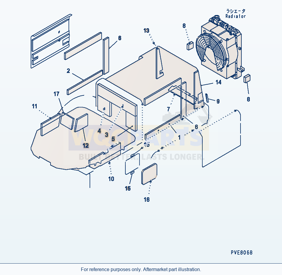 Komatsu WA180PT-3 Sheet parts diagram