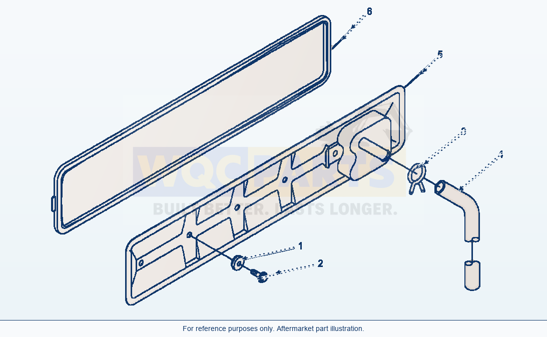 Komatsu WA180PT-3L Cam Follower Cover (E2Br6B.001) parts diagram