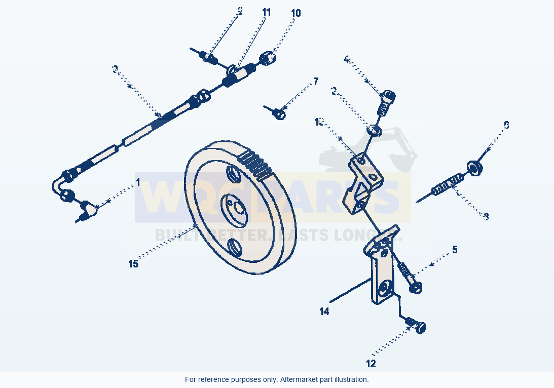 Komatsu WA180PT-3L Fuel Pump Coupling (E4Br6B.001) parts diagram