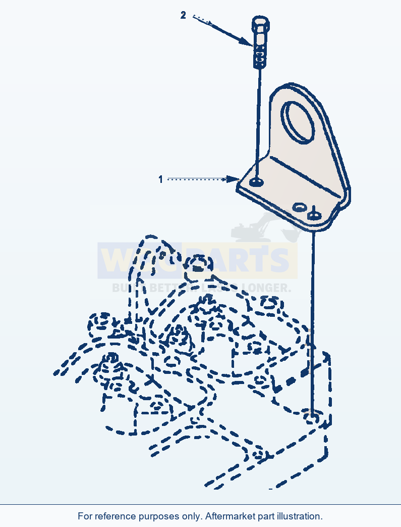 Komatsu WA180PT-3L Lifting Bracket (E8Ai610T.001) parts diagram