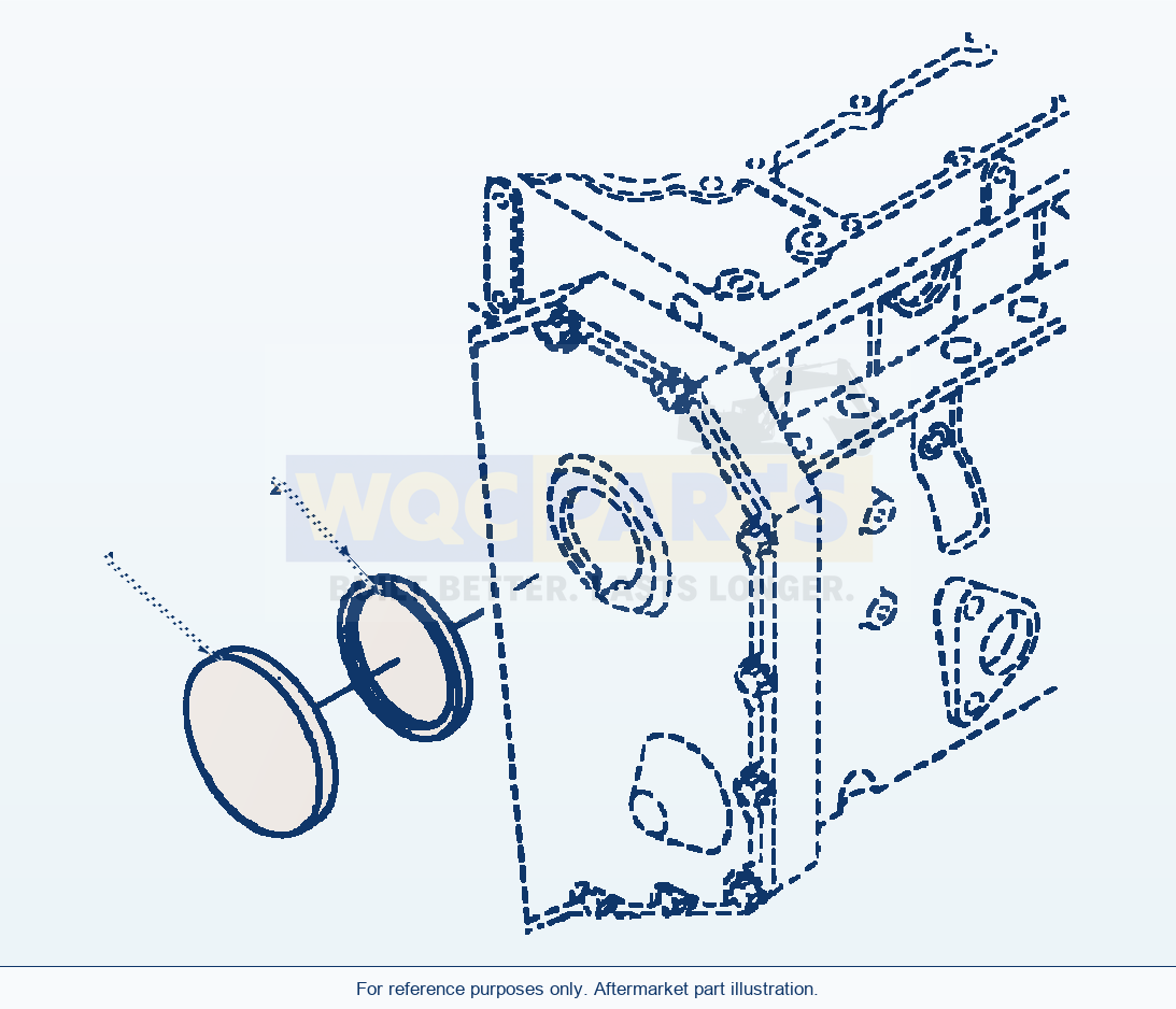 Komatsu WA180PT-3L Mechanical Tach Drive (E7Zz610T.001) parts diagram