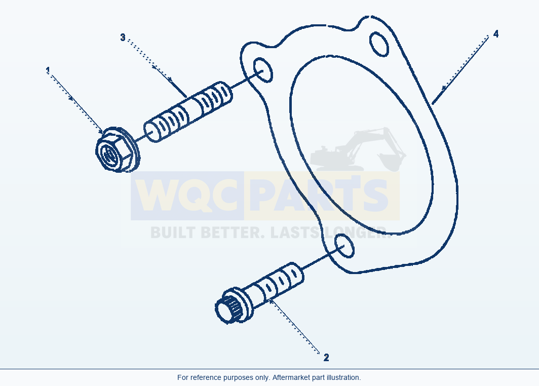 Komatsu WA180PT-3L Starter Mounting (E6Af610T.003) parts diagram