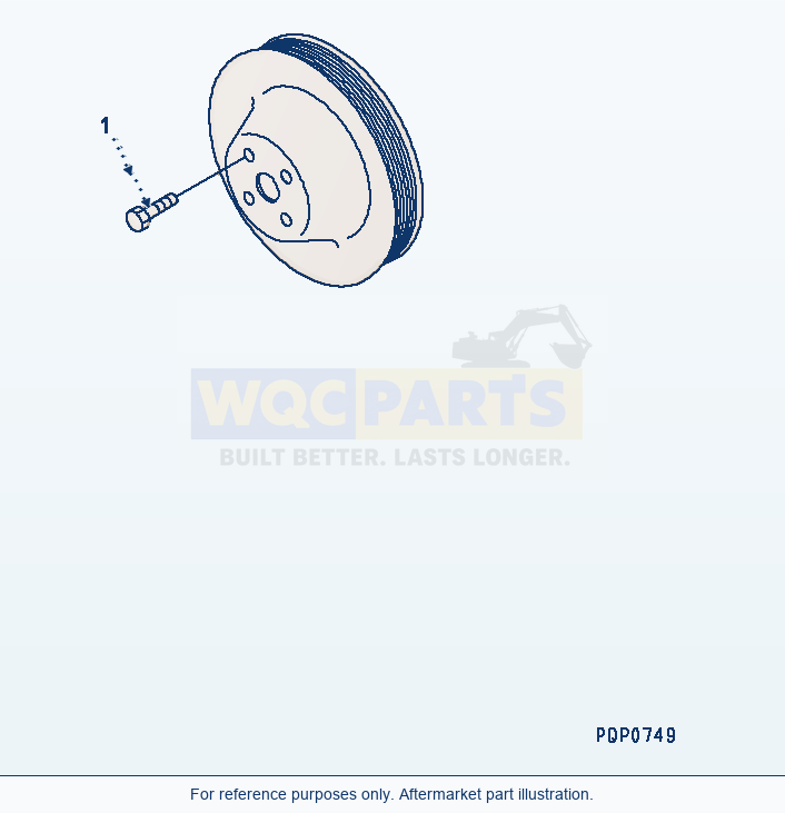 Komatsu WA180PT-3MC Fan Drive (Bolt) parts diagram