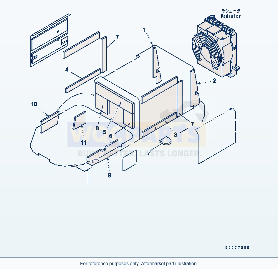 Komatsu WA180PT-3MC Sheet parts diagram