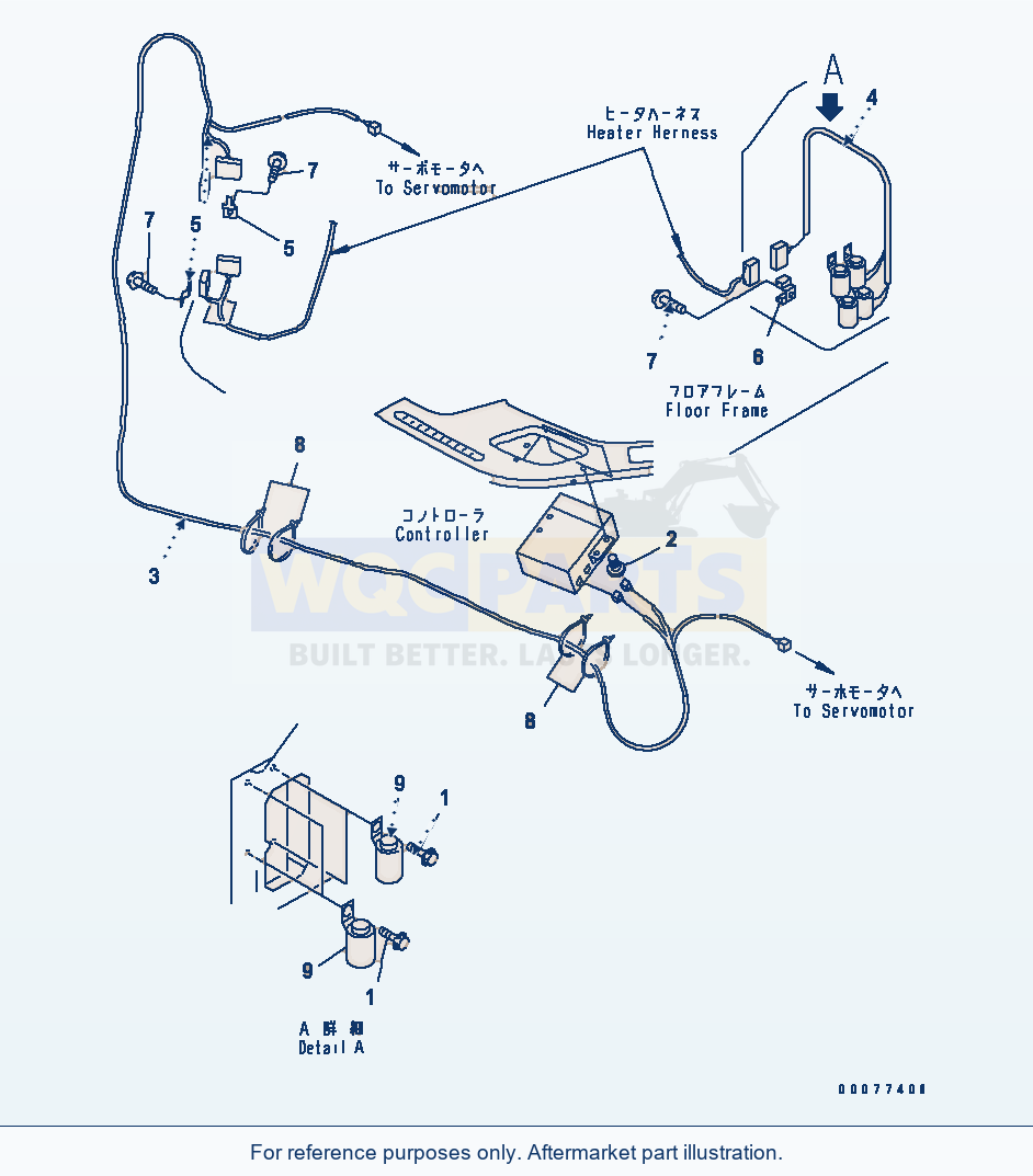Komatsu WA180PT-3MC Air Conditioner (Electrical System) parts diagram