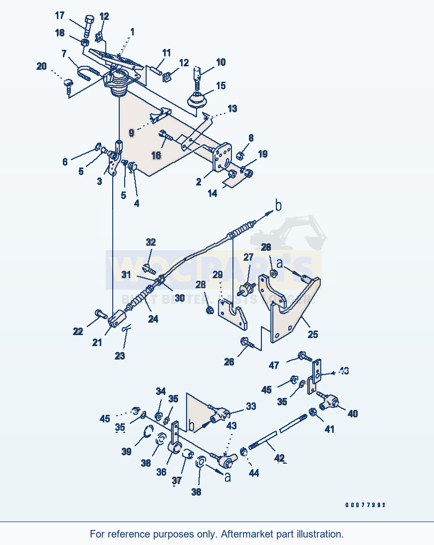 Komatsu WA180PT-3MC Engine Control parts diagram