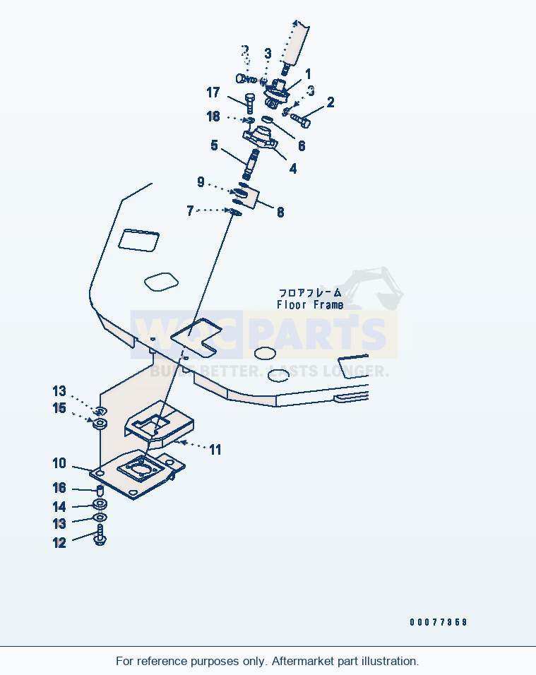 Komatsu WA180PT-3MC Steering Wheel (Coupling And Column) parts diagram