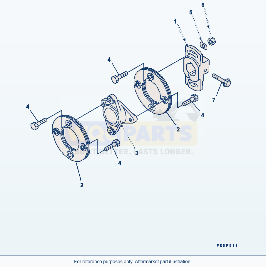 Komatsu WA200-1 Fuel Injection Pump (Coupling)(#86387-) parts diagram