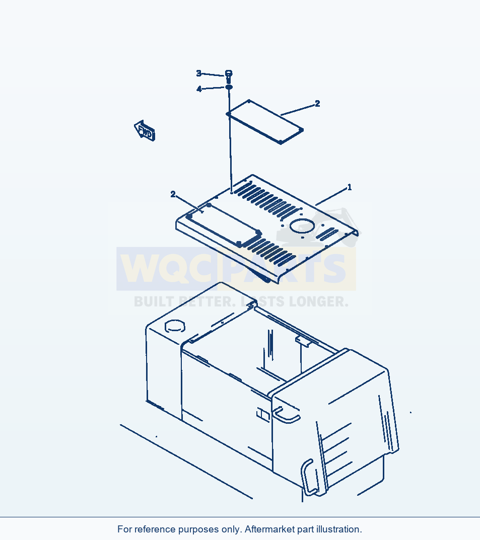 Komatsu WA200-1 Snow Proof Serial 10001-UP parts diagram