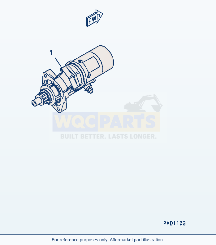 Komatsu WA200-3-SN Starting Motor (4.5Kw)(#26200929-26239105) parts diagram