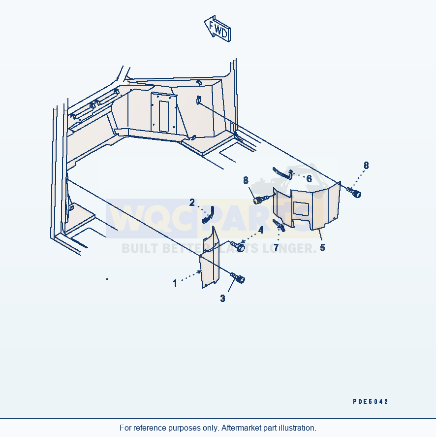 Komatsu WA200-3-SN 2-Persons Cab (Cover)(#63001-64000) parts diagram