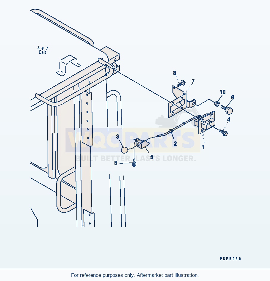 Komatsu WA200-3-SN 2-Persons Cab (Door Lock)(#63001-64000) parts diagram