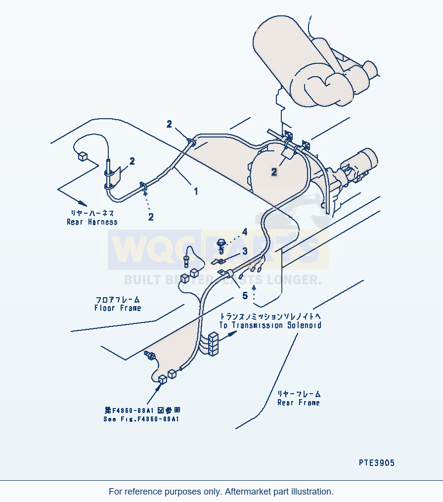 Komatsu WA200-3-SN Transmission (Electrical System) parts diagram