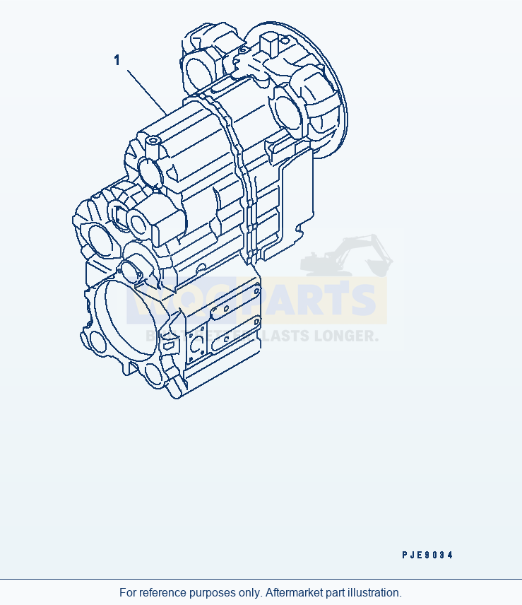 Komatsu WA200-3-SN Transmission (Transmission And Bracket) parts diagram