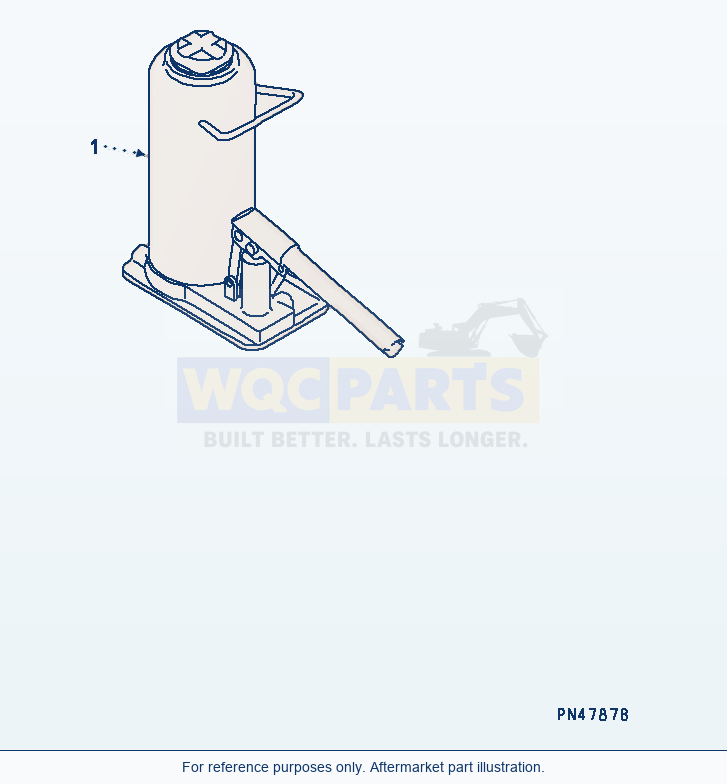 Komatsu WA200-3-X Jack(#60001-) parts diagram