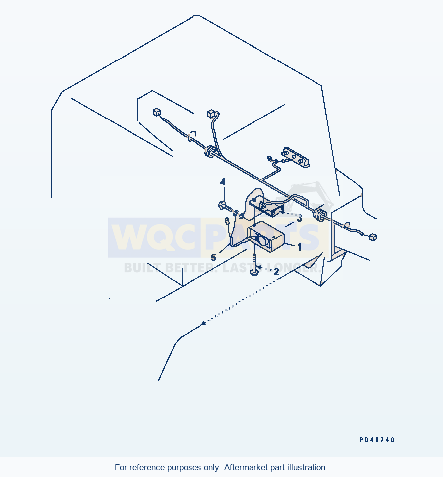 Komatsu WA200-3-X Back-Up Buzzer(#60001-) parts diagram