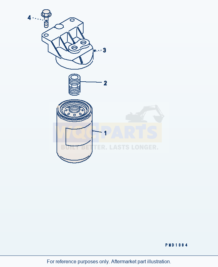 Komatsu WA200-5-SN Fuel Filter(#26302312-) parts diagram